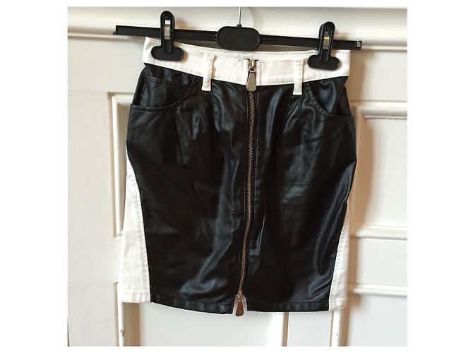 Gonne ALEXANDER MCQUEEN T.IT 36 Cotone Nero