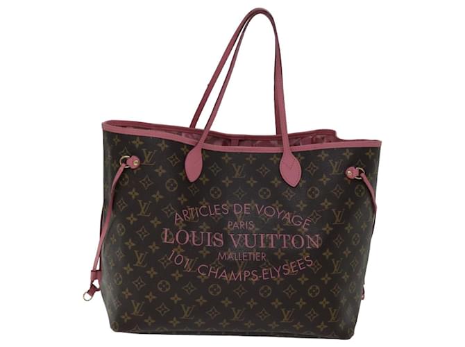 Louis Vuitton Neverfull GM Braun Leinwand  ref.1414532