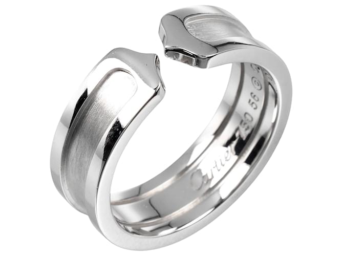 cartier 2C C2 Silvery White gold  ref.1414551