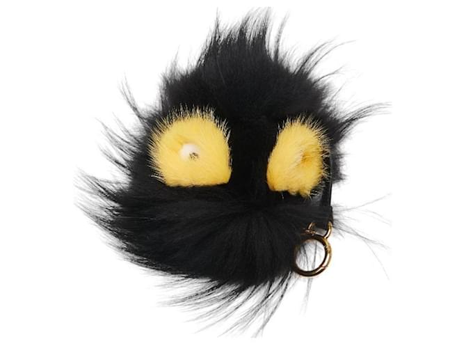 Fendi Monster Black Fur  ref.1414587