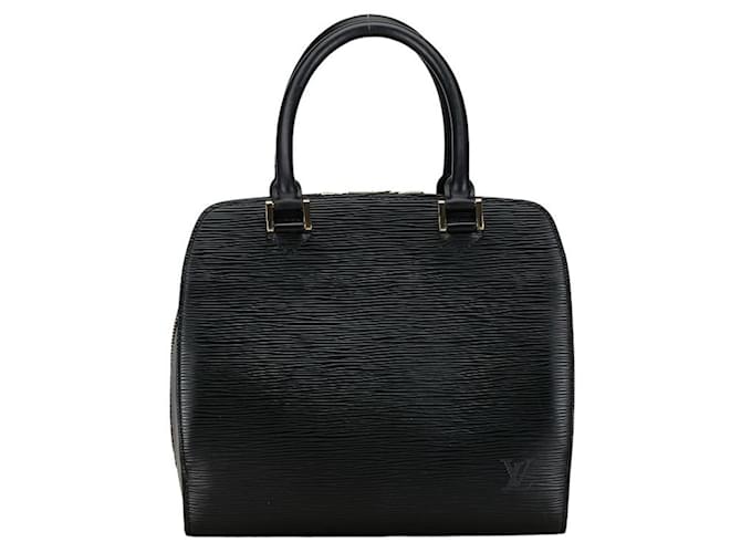 Louis Vuitton Pont Neuf Negro Cuero  ref.1414608