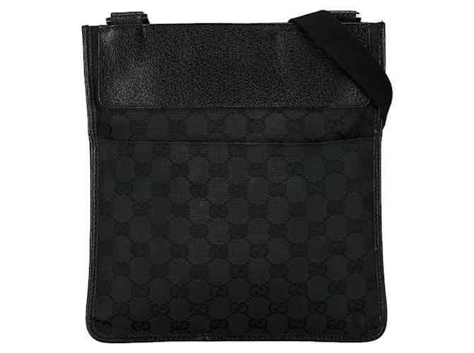 Gucci GG Canvas Preto Lona  ref.1414616