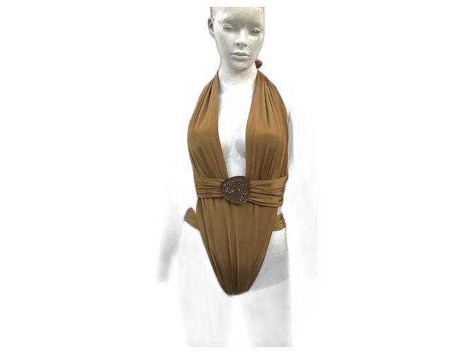 La Perla Badeanzug Camel Polyamid Kamel
