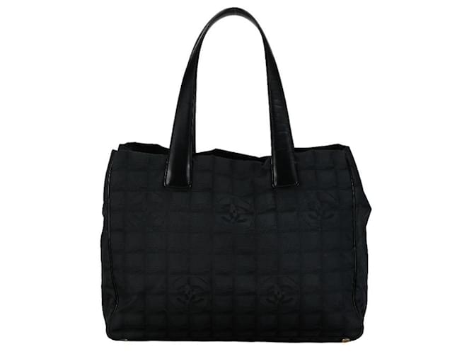 Timeless Línea Chanel Travel Negro Lienzo  ref.1414655