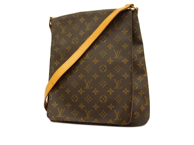 Louis Vuitton Musette Salsa Castaño Lienzo  ref.1414656