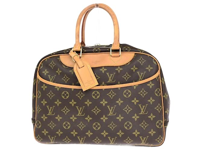 Louis Vuitton Deauville Castaño Lienzo  ref.1414657