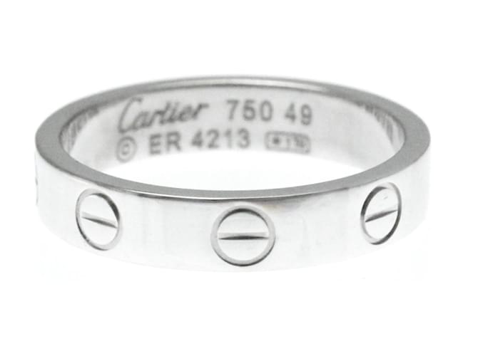 Cartier Love Or blanc Argenté  ref.1414660