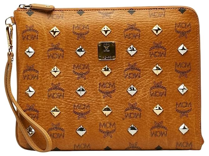 MCM Visetos Marrom Lona  ref.1414752