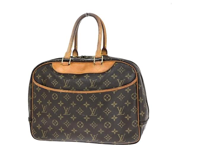 Louis Vuitton Deauville Castaño Lienzo  ref.1414754