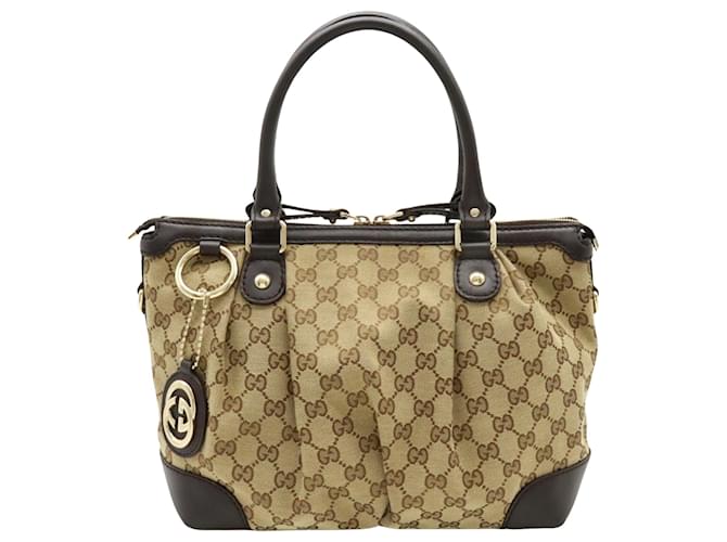 Gucci Sukey Toile Beige  ref.1414761