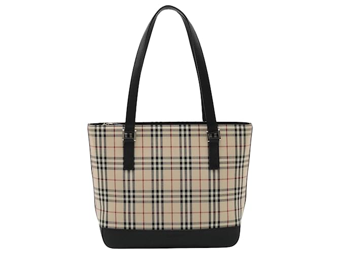 Burberry Nova Check Toile Beige  ref.1414790