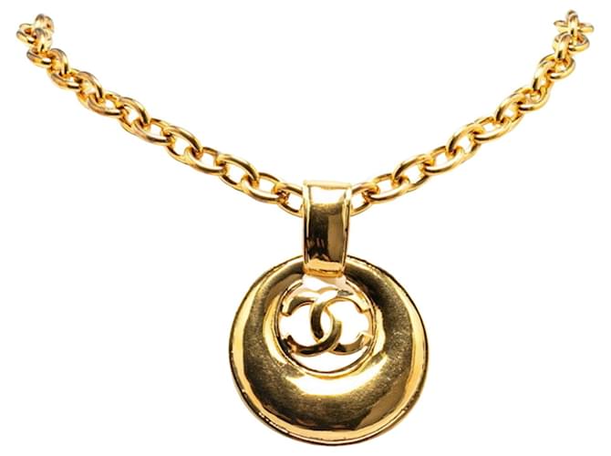 Timeless Chanel COCO Mark Golden Gold-plated  ref.1414828