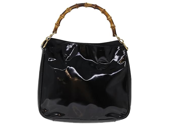 Gucci Bamboo Black Patent leather  ref.1414847