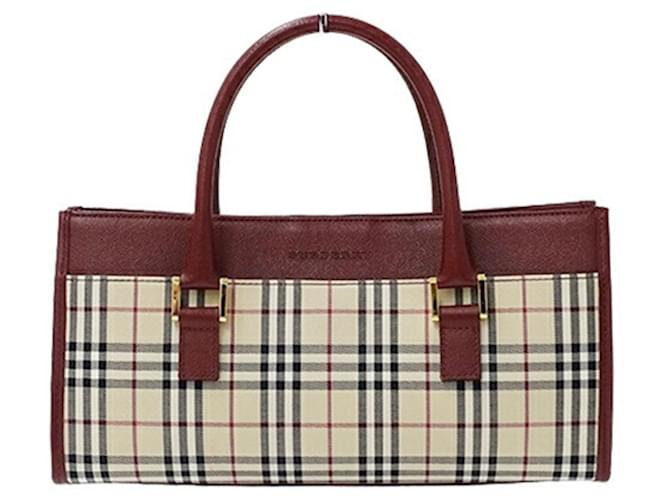 Burberry Nova Check Beige Tela  ref.1414874