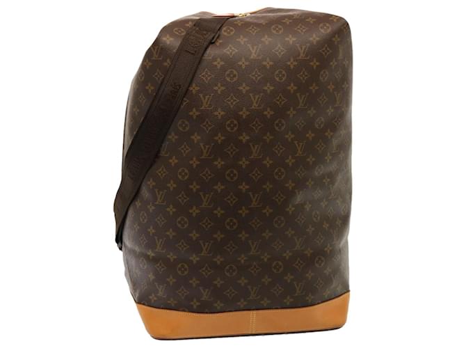 Louis Vuitton Marin Castaño Lienzo  ref.1414880