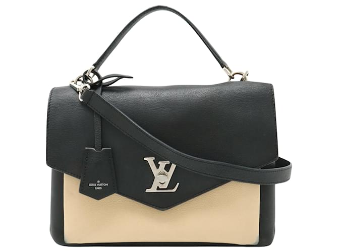 Louis Vuitton MyLocKme Negro Cuero  ref.1414909