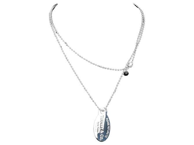 Tiffany & Co retorna ao Oval Prata Prata  ref.1414917