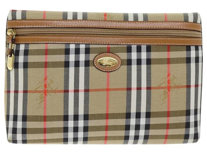 Nova verificação da Burberry Bege Lona  ref.1414919