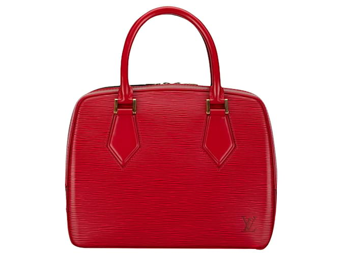 Louis Vuitton Pont Neuf Vermelho Couro  ref.1414924