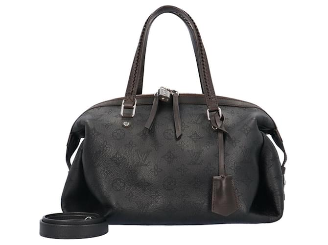 Louis Vuitton Mahina Preto Couro  ref.1414978