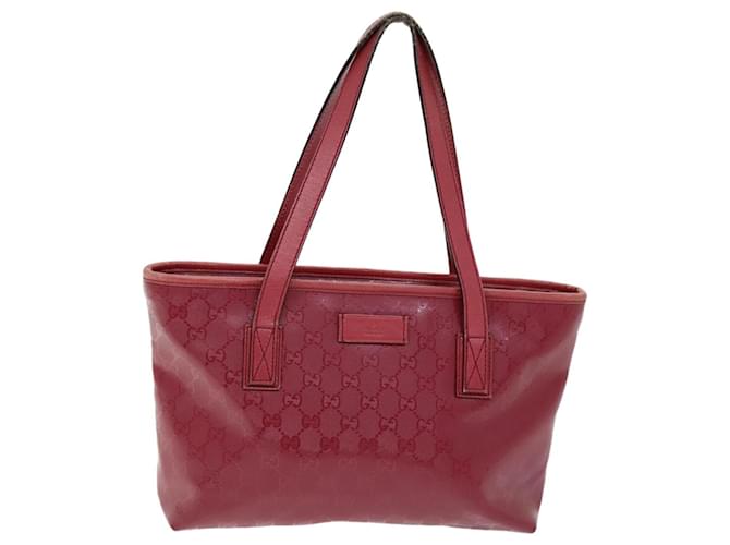 Gucci GG Supremo Vermelho Couro  ref.1414980