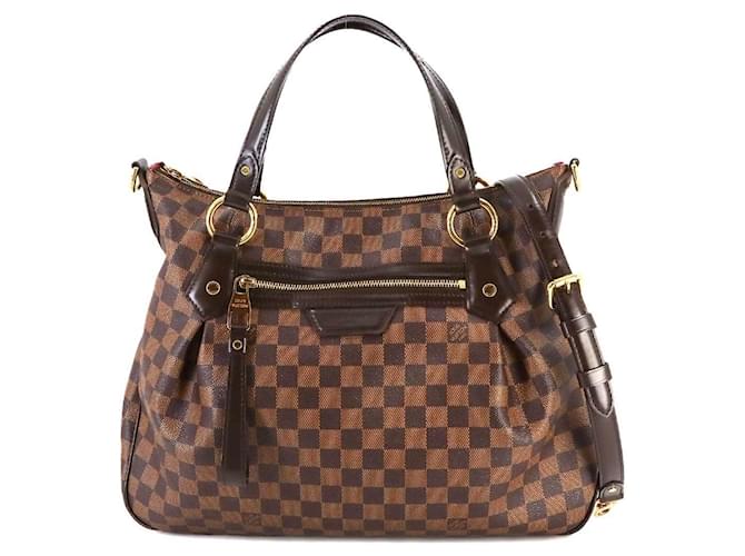 Louis Vuitton Evora Brown Cloth  ref.1414997