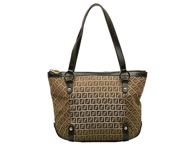 Fendi Zucchino Beige Tela  ref.1415009