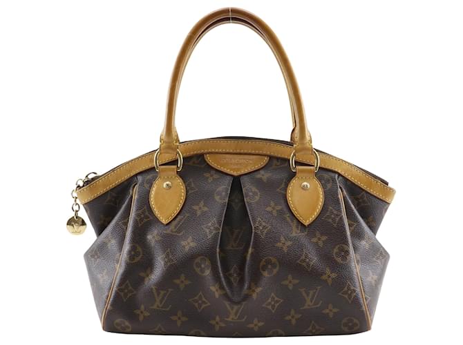 Louis Vuitton Tivoli Marrom Lona  ref.1415012