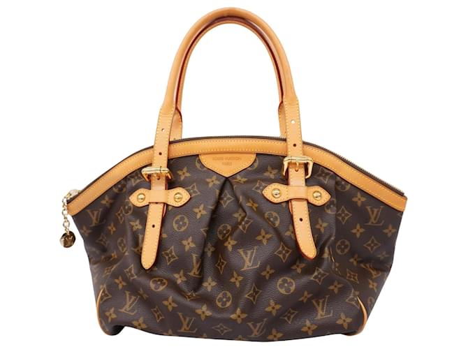 Louis Vuitton Tivoli Marrom Lona  ref.1415044