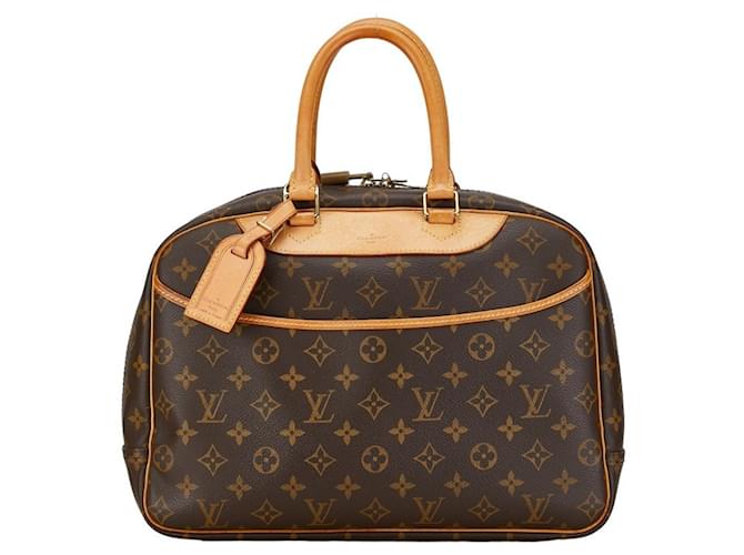 Louis Vuitton Deauville Marrom Lona  ref.1415059