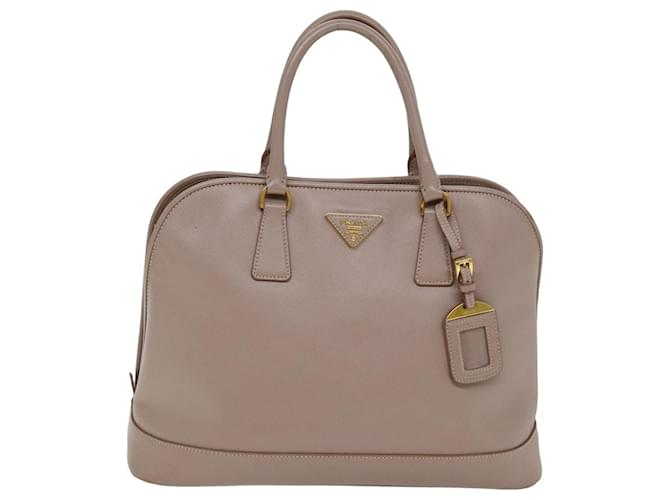 Prada Saffiano Rosa Couro  ref.1415062