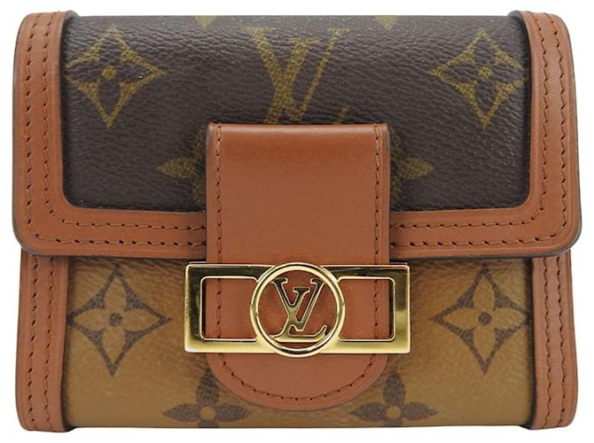 Louis Vuitton Dauphine Marrom Lona  ref.1415088