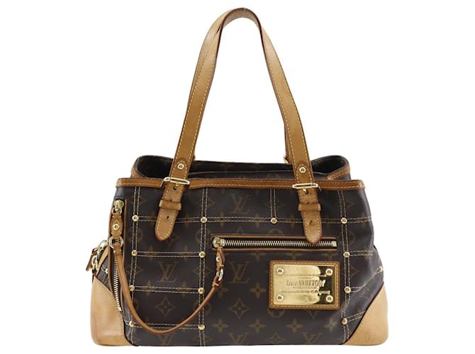 Rebite Louis Vuitton Marrom Lona  ref.1415109