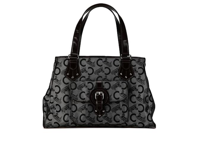 Céline Macadam Marrone Tela  ref.1415116