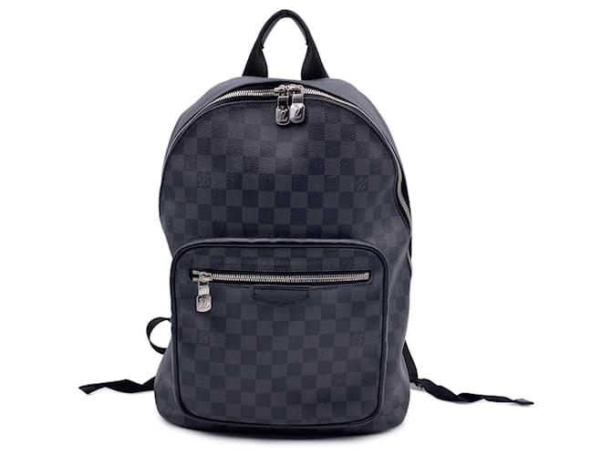 Louis Vuitton Damier Graphite Canvas Josh Backpack Shoulder Bag Grey Cloth  ref.1415155