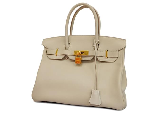 Hermès Birkin 30 Cuir Écru  ref.1415163