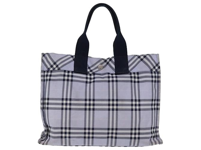 Burberry Nova Check Blue Synthetic  ref.1415170