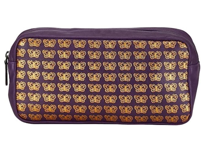 Bottega Veneta Borboleta Roxo Couro  ref.1415172