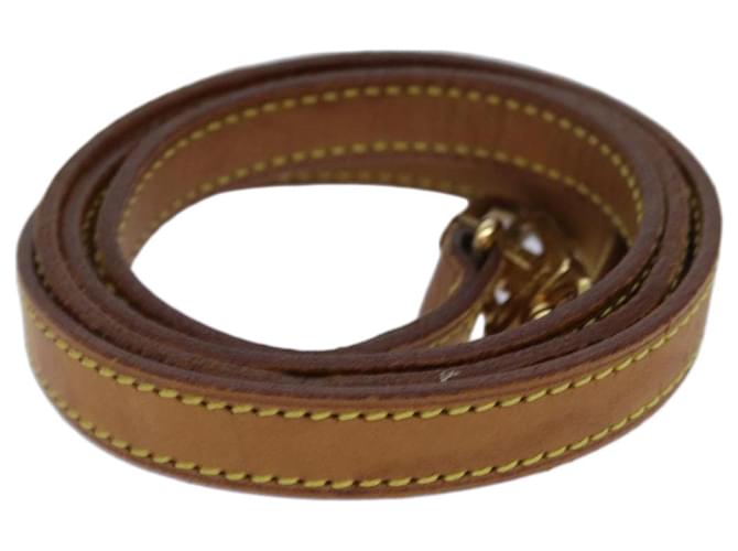 Louis Vuitton shoulder strap Brown Leather  ref.1415188