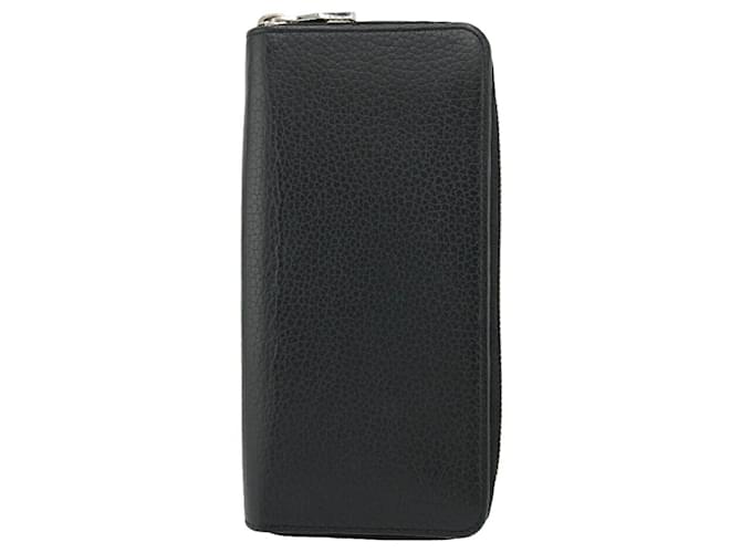 Louis Vuitton Zippy Wallet Vertical Black Leather  ref.1415192