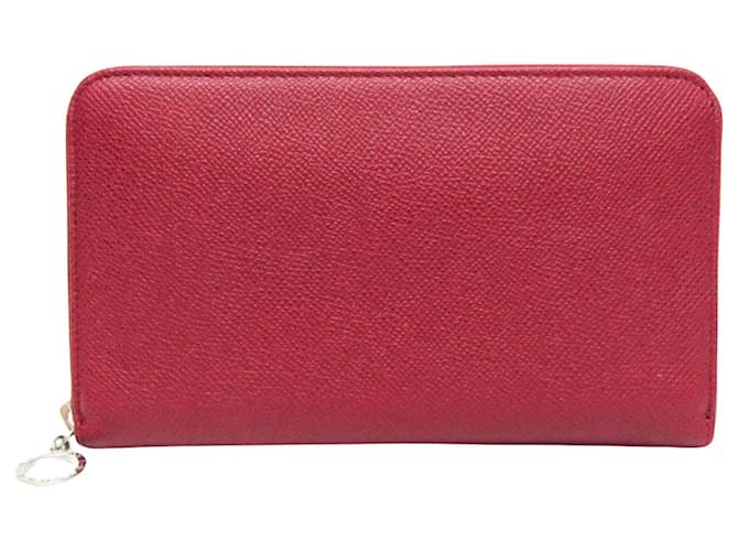 Bulgari Bvlgari bvlgari Red Leather  ref.1415249