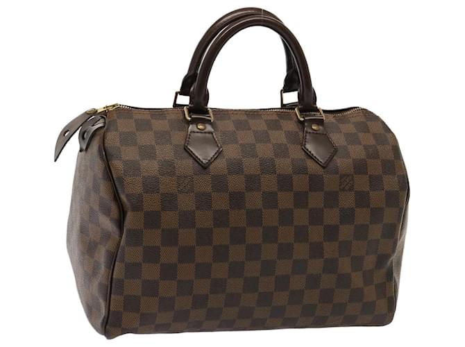 LOUIS VUITTON Damier Ebene Speedy 30 Borsa a mano N41364 LV Aut 65683  ref.1415424