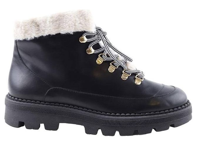 Lk Bennett Botas de couro com cadarços