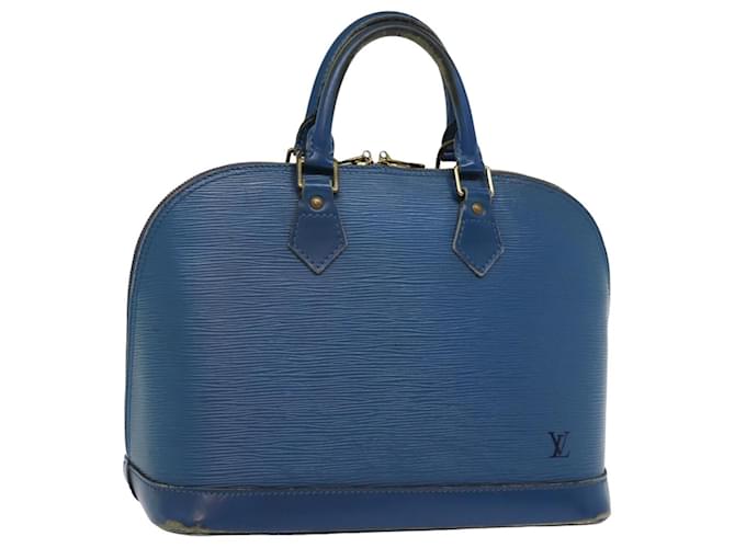 LOUIS VUITTON Epi Alma Hand Bag Toledo Blue M52145 LV Auth 76959 Leather  ref.1415508