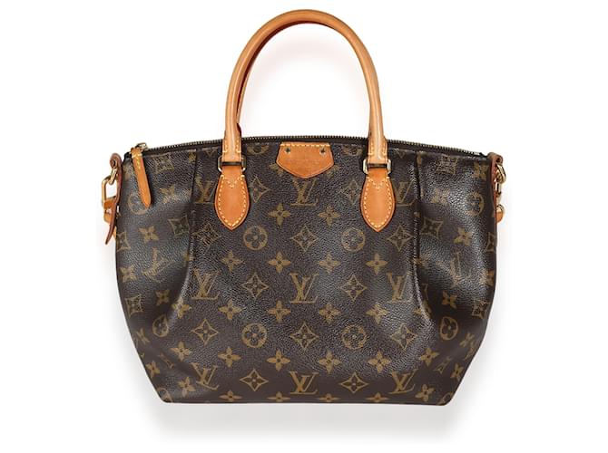 Tela monogramma Louis Vuitton Turenne PM Marrone  ref.1415554