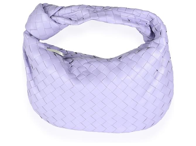 Bottega Veneta Lavender Intrecciato Nappa Teen Jodie Purple Leather  ref.1415567