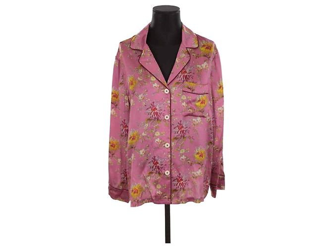 Camicia di seta Lk Bennett Ava rosa M