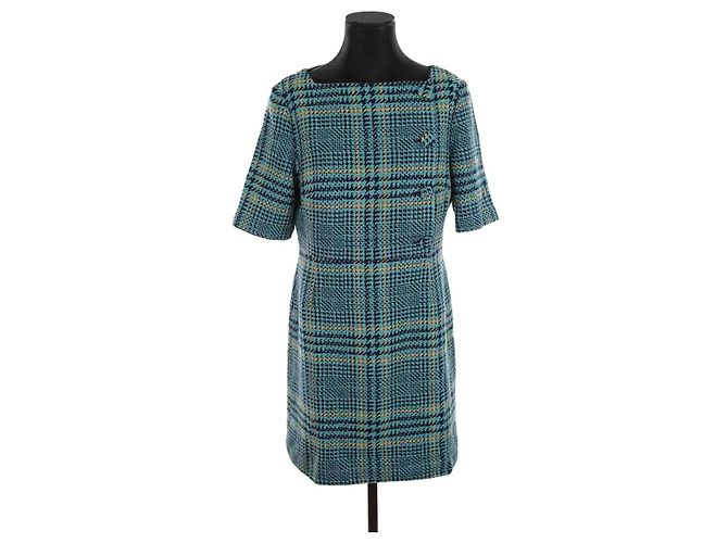Lk Bennett Blaues Wollkleid