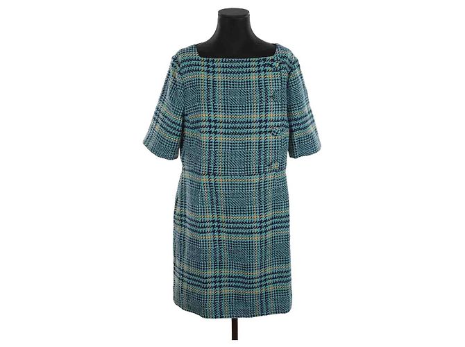 Lk Bennett Blaues Wollkleid
