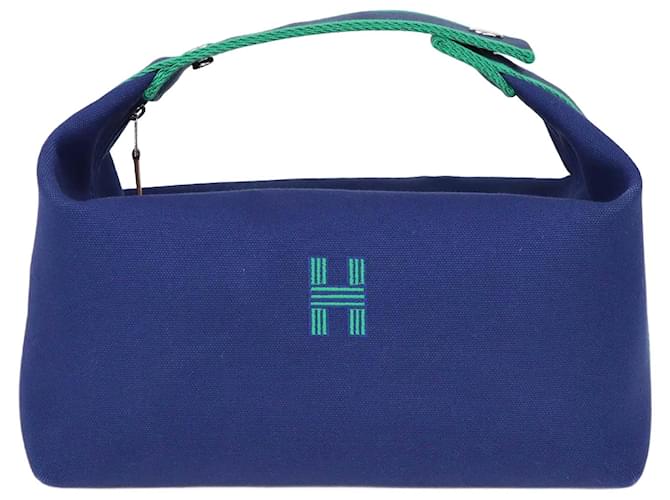 Hermès Hermes Blue Large Bride-A-Brac Case Cloth  ref.1415736